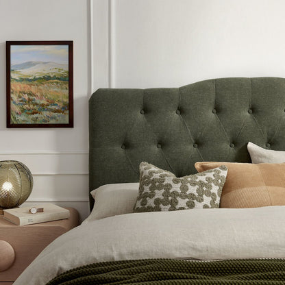Annabel Premium Linen Blend King Headboard