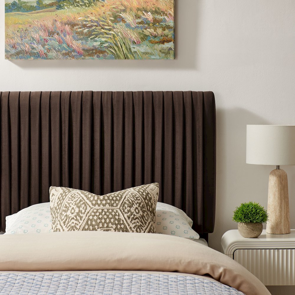 Eloise Stain-Resistant Performance Velvet Twin Headboard