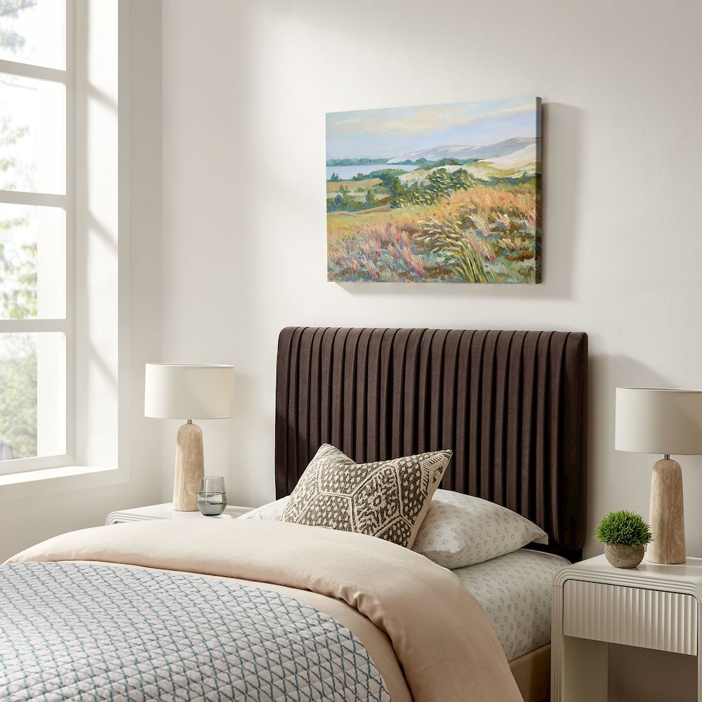 Eloise Stain-Resistant Performance Velvet Twin Headboard