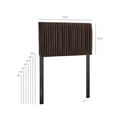 Eloise Stain-Resistant Performance Velvet Twin Headboard