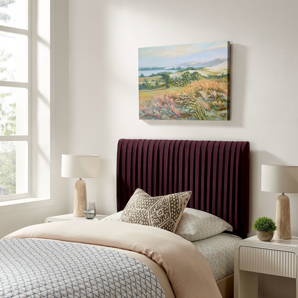 Eloise Stain-Resistant Performance Velvet Twin Headboard