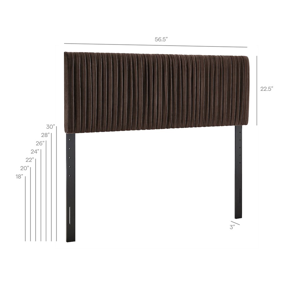Eloise Stain-Resistant Performance Velvet Full Headboard