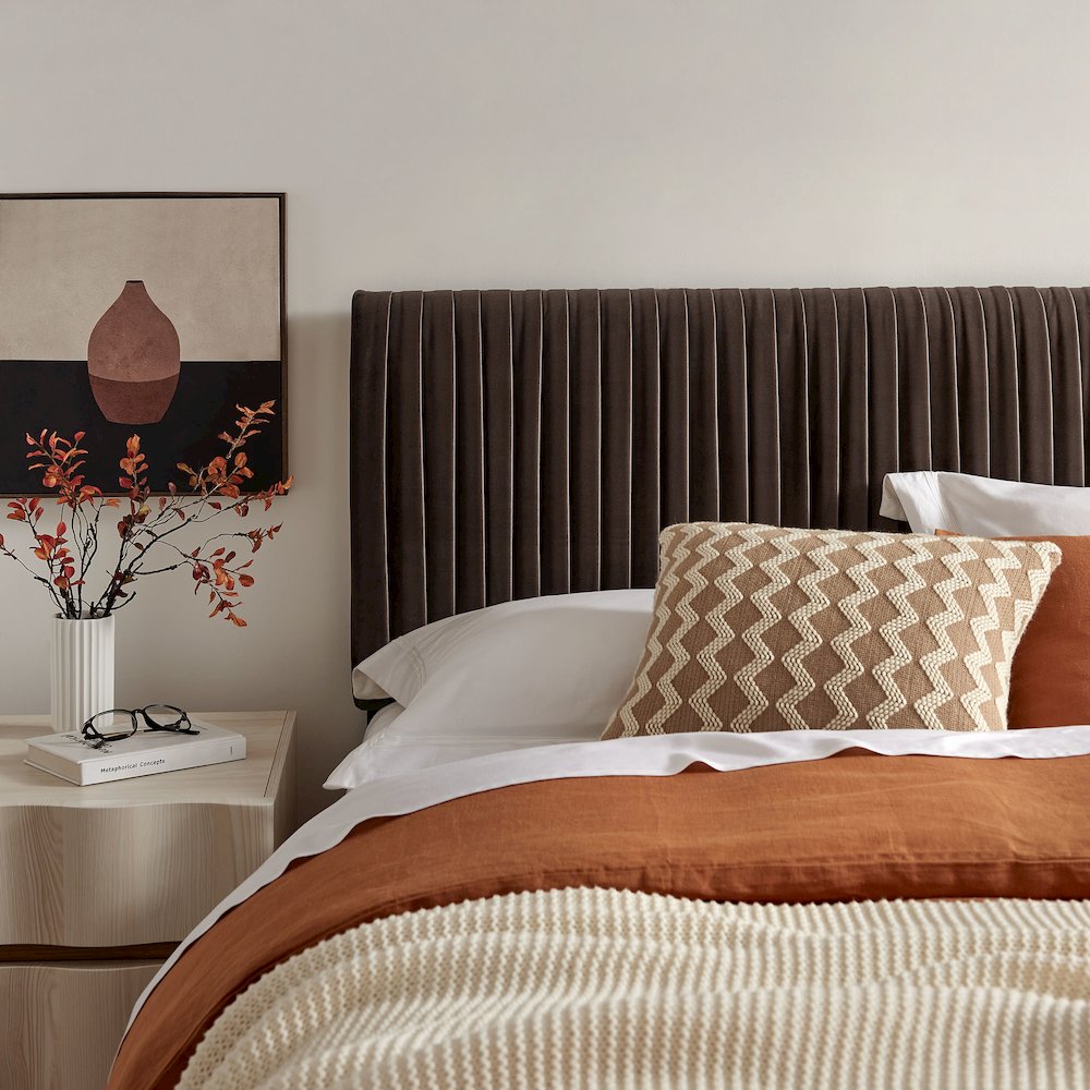 Eloise Stain-Resistant Performance Velvet King Headboard