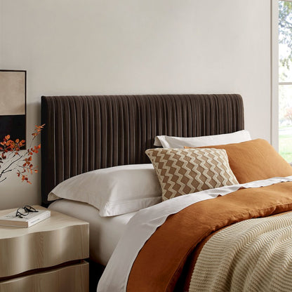 Eloise Stain-Resistant Performance Velvet King Headboard