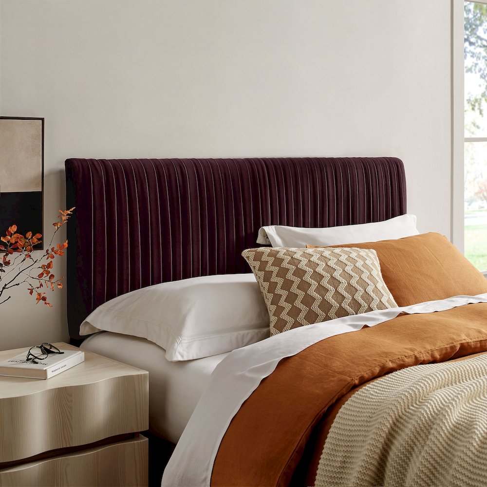 Eloise Stain-Resistant Performance Velvet King Headboard