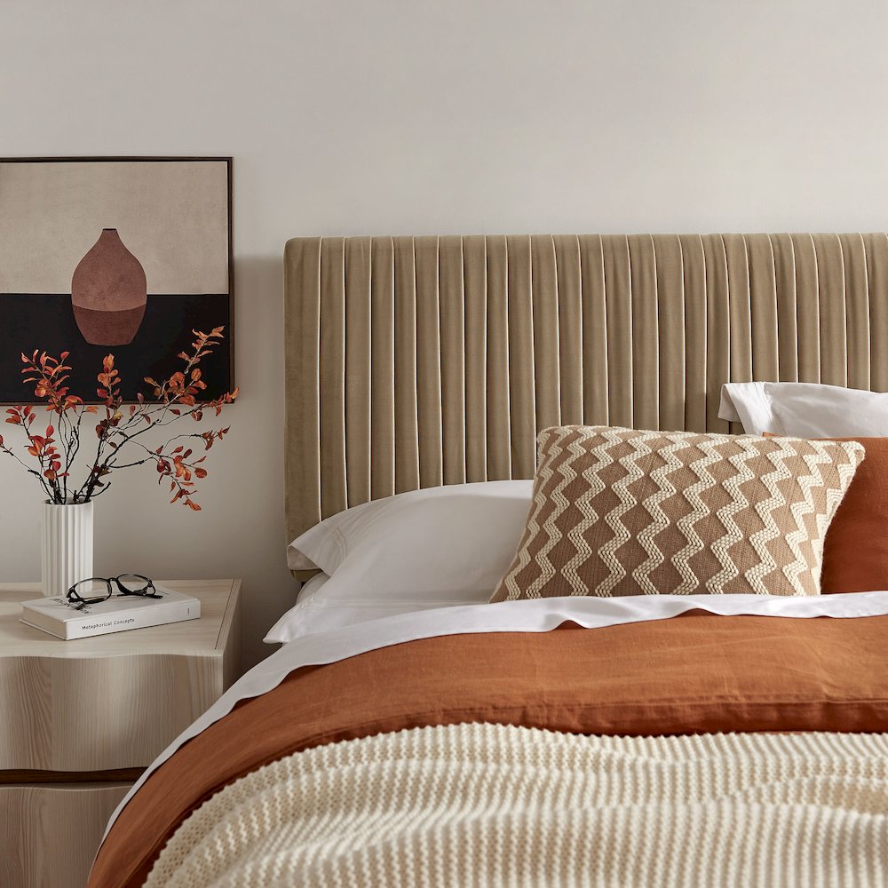 Eloise Stain-Resistant Performance Velvet King Headboard