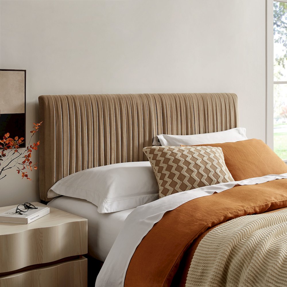 Eloise Stain-Resistant Performance Velvet King Headboard