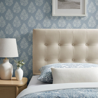 Emily Stain-Resistant Performance Velvet Twin Size Headboard