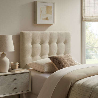 Emily Fabric Upholstered Twin Size Headboard
