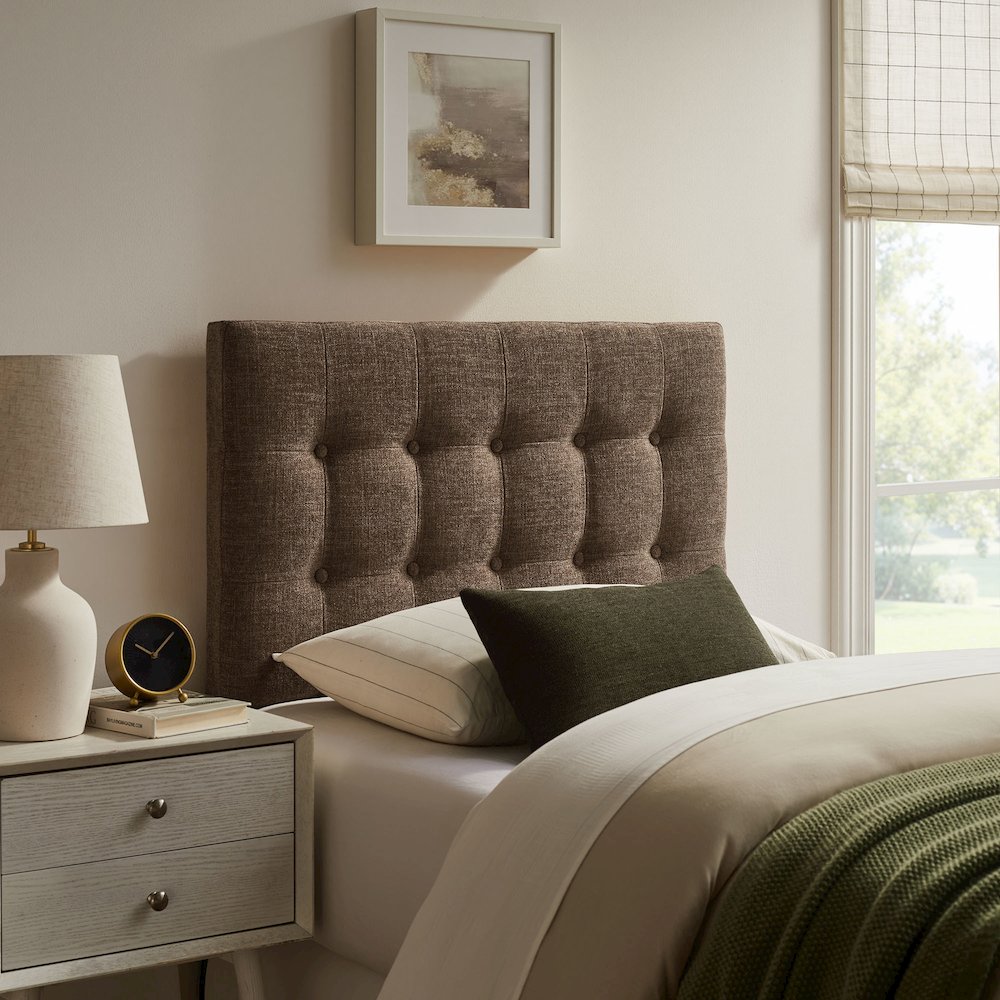 Emily Fabric Upholstered Twin Size Headboard