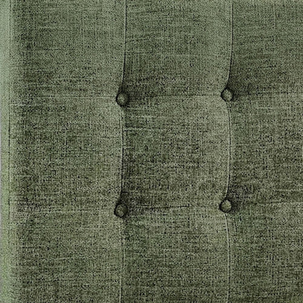 Fabric Upholstered Full Size Headboard Only, Padded and Adjustable, Foliage
