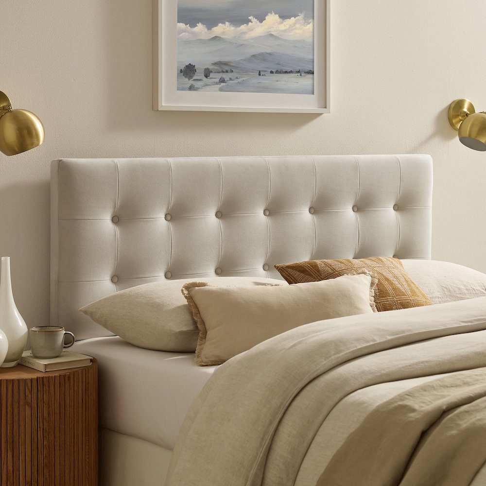 Emily Stain-Resistant Performance Velvet Queen Size Headboard
