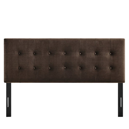 Emily Stain-Resistant Performance Velvet Queen Size Headboard