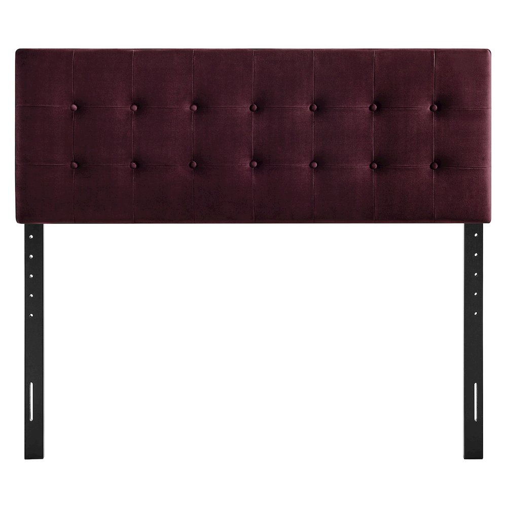 Emily Stain-Resistant Performance Velvet Queen Size Headboard
