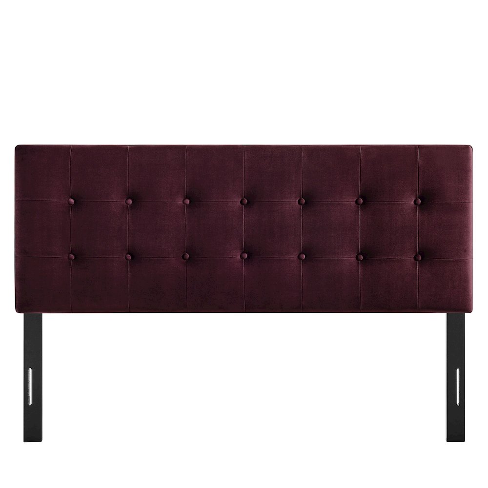 Emily Stain-Resistant Performance Velvet Queen Size Headboard