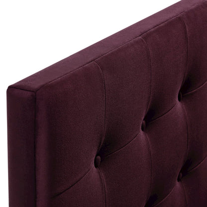 Emily Stain-Resistant Performance Velvet Queen Size Headboard
