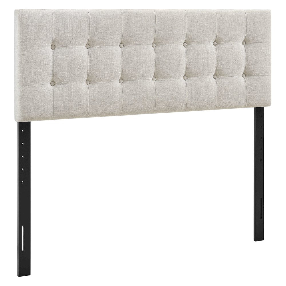 Emily Fabric Upholstered Queen Size Headboard