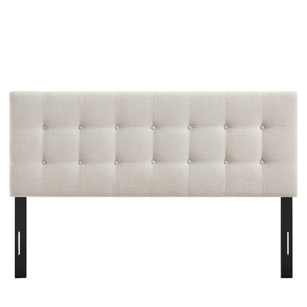 Emily Fabric Upholstered Queen Size Headboard