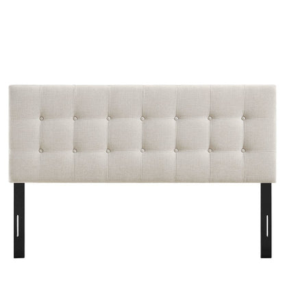 Emily Fabric Upholstered Queen Size Headboard