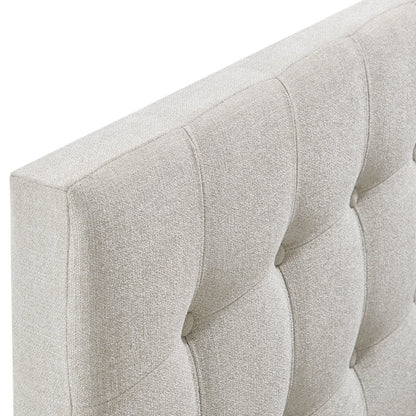 Emily Fabric Upholstered Queen Size Headboard