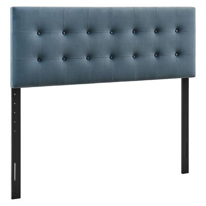 Emily Stain-Resistant Performance Velvet King Size Headboard