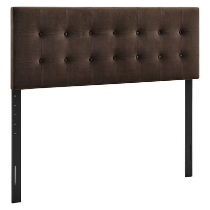 Emily Stain-Resistant Performance Velvet King Size Headboard