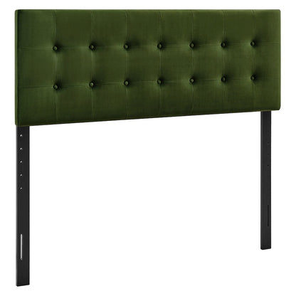 Emily Stain-Resistant Performance Velvet King Size Headboard
