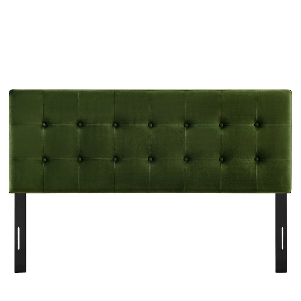 Emily Stain-Resistant Performance Velvet King Size Headboard
