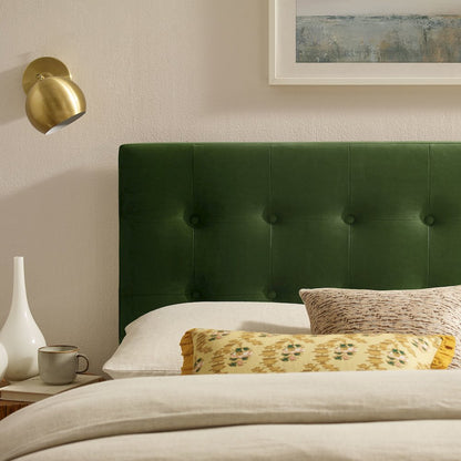 Emily Stain-Resistant Performance Velvet King Size Headboard