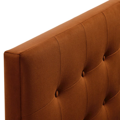 Emily Stain-Resistant Performance Velvet King Size Headboard