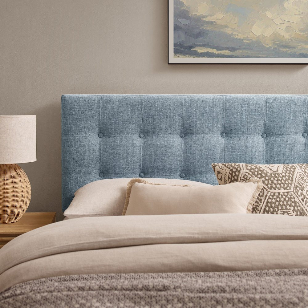Emily Fabric Upholstered King Size Headboard