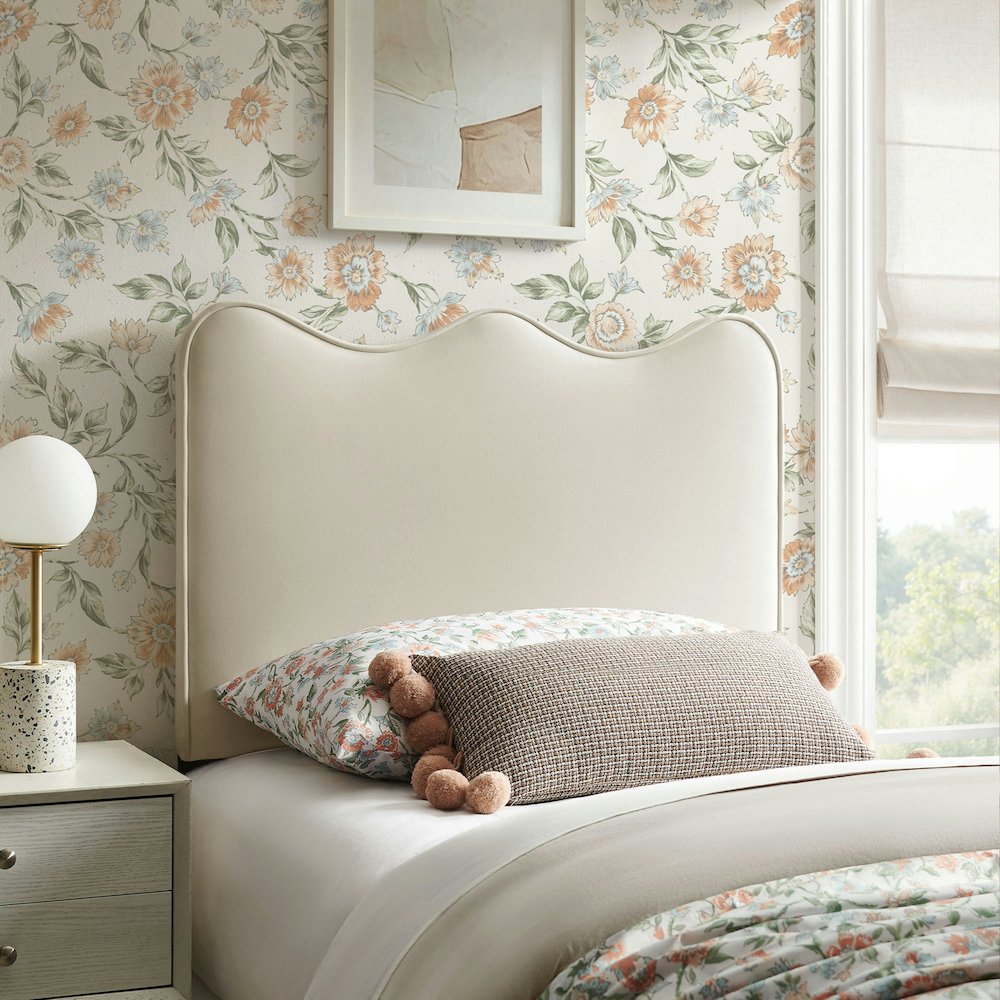 Athena Stain-Resistant Performance Velvet Twin Size Headboard