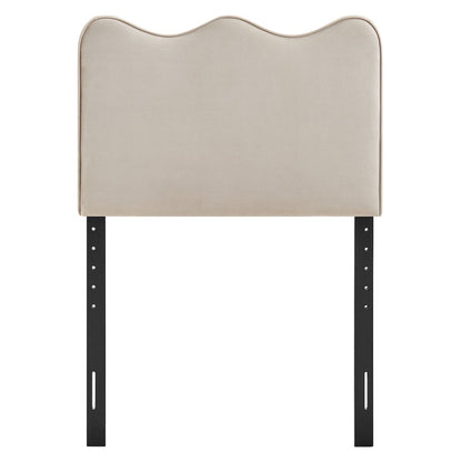 Athena Stain-Resistant Performance Velvet Twin Size Headboard