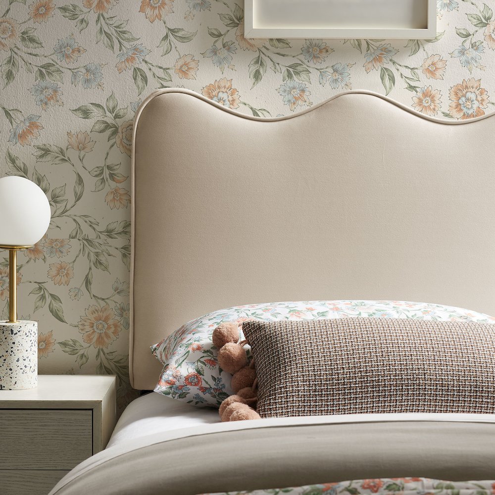 Athena Stain-Resistant Performance Velvet Twin Size Headboard