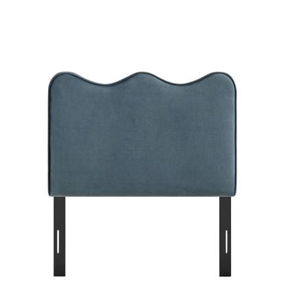 Athena Stain-Resistant Performance Velvet Twin Size Headboard