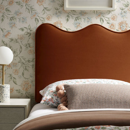 Athena Stain-Resistant Performance Velvet Twin Size Headboard