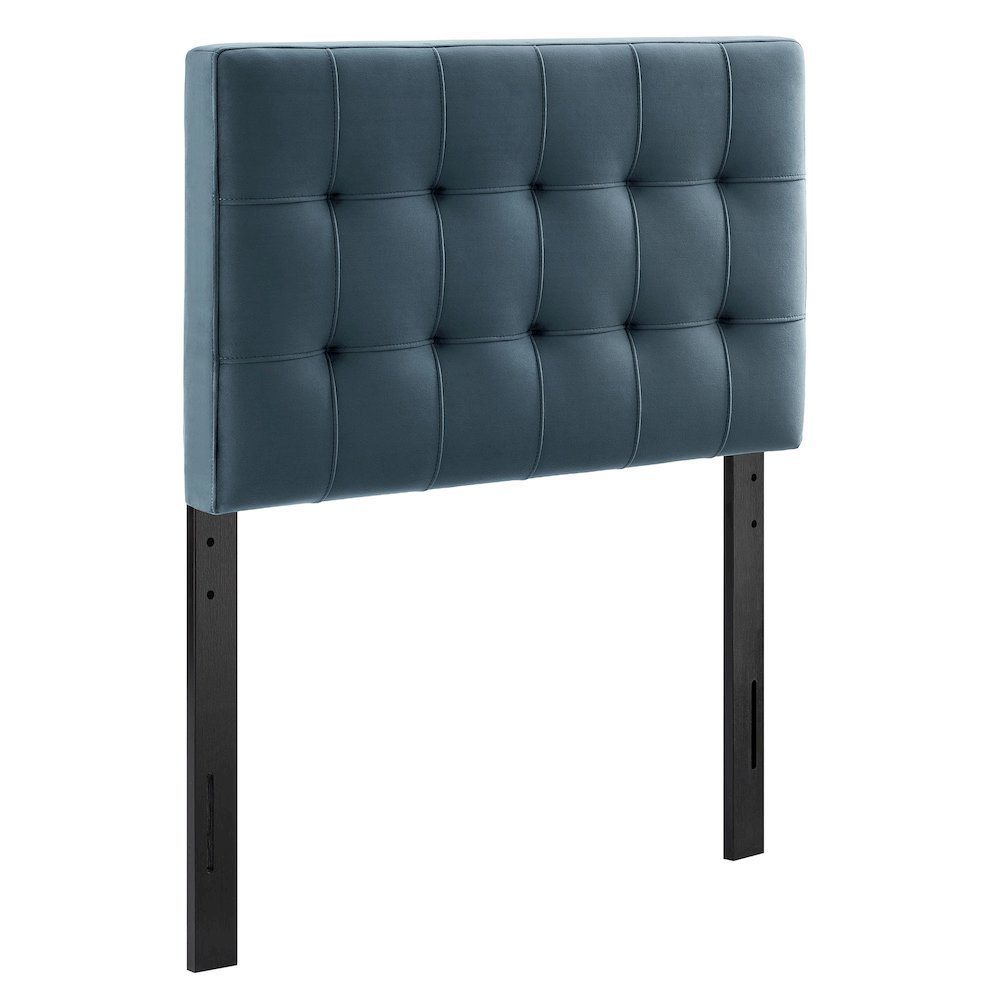 Lily Stain-Resistant Performance Velvet Twin Size Headboard