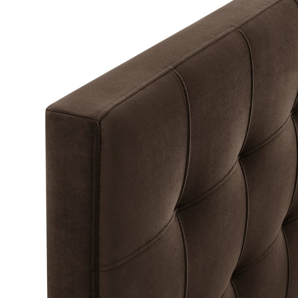 Lily Stain-Resistant Performance Velvet Twin Size Headboard