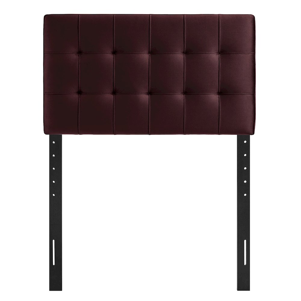 Lily Stain-Resistant Performance Velvet Twin Size Headboard