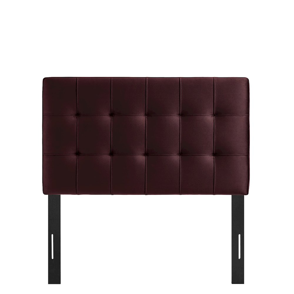 Lily Stain-Resistant Performance Velvet Twin Size Headboard