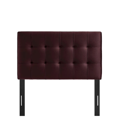 Lily Stain-Resistant Performance Velvet Twin Size Headboard