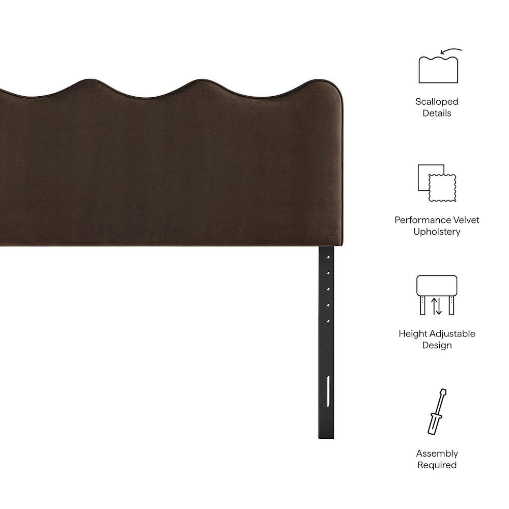 Athena Stain-Resistant Performance Velvet Full Size Headboard