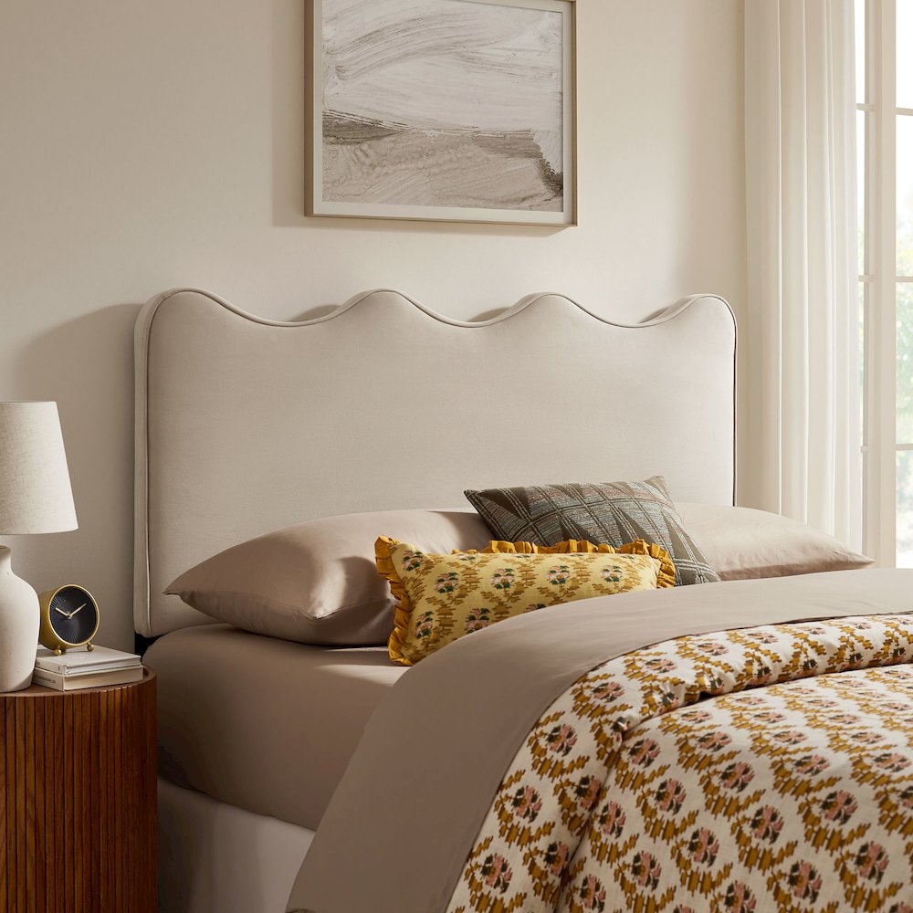 Athena Stain-Resistant Performance Velvet Queen Size Headboard