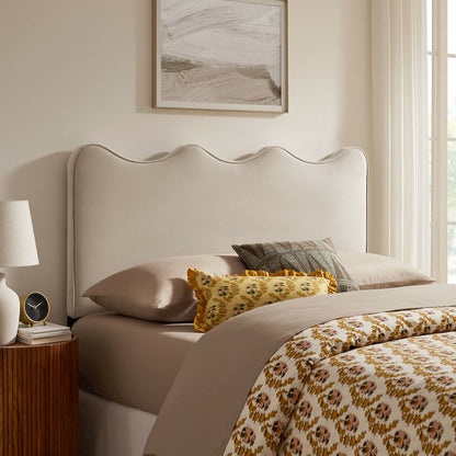 Athena Stain-Resistant Performance Velvet Queen Size Headboard
