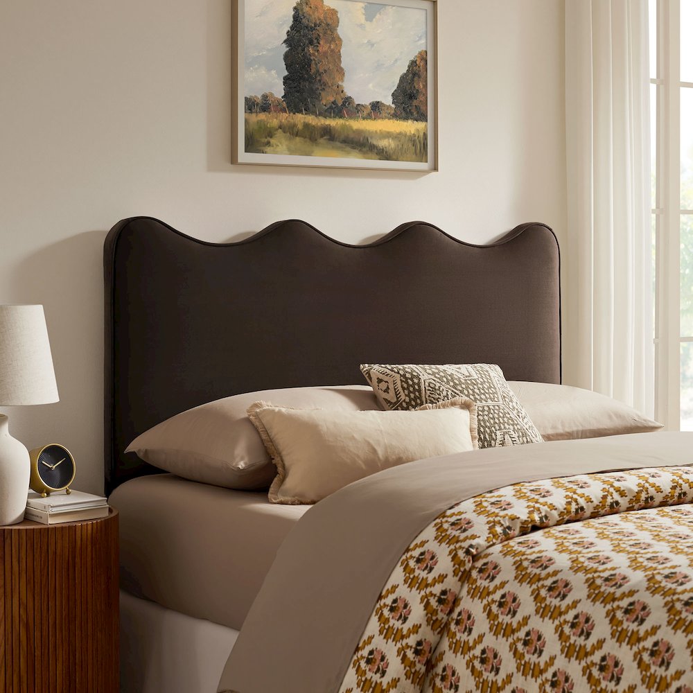 Athena Stain-Resistant Performance Velvet Queen Size Headboard