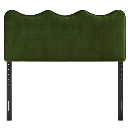 Athena Stain-Resistant Performance Velvet Queen Size Headboard