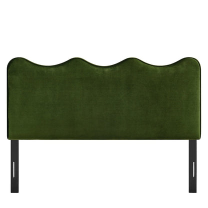 Athena Stain-Resistant Performance Velvet Queen Size Headboard
