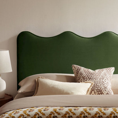 Athena Stain-Resistant Performance Velvet Queen Size Headboard