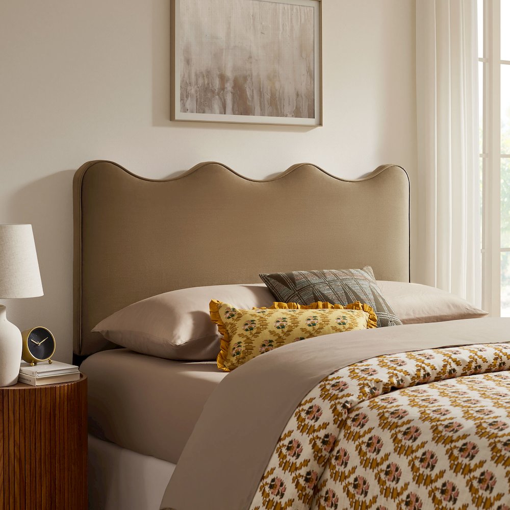 Athena Stain-Resistant Performance Velvet Queen Size Headboard