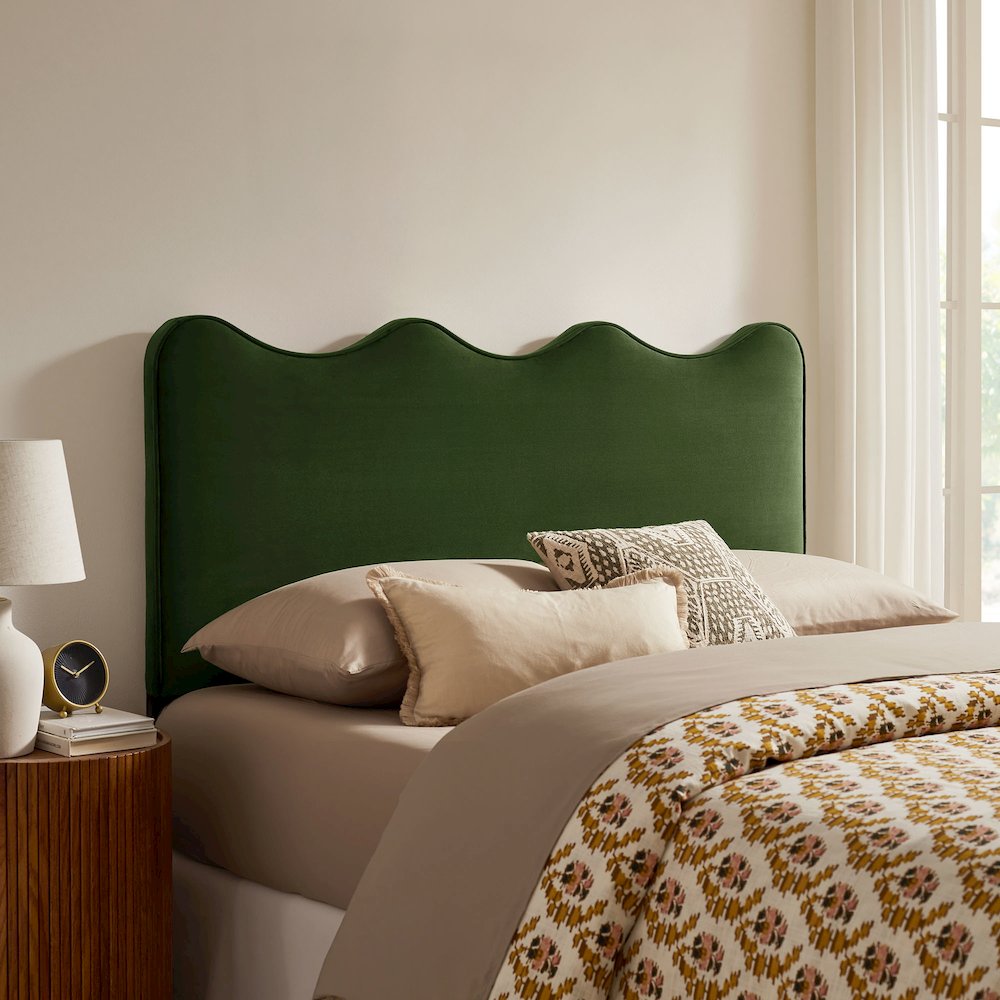 Athena Stain-Resistant Performance Velvet King Size Headboard